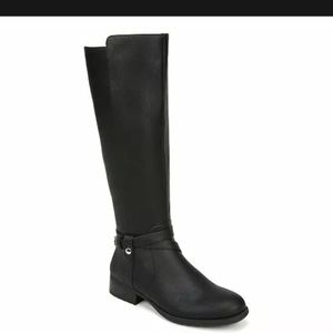 LifeStride Xtrovert Boots Black Size 6M WIDE CALF